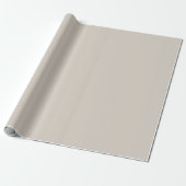 Warm Stone Neutrale Effen Cadeaupapier (Uitgerold)