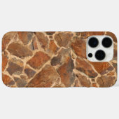 Warm Stonewall Pattern Golden Case-Mate iPhone Case (Achterkant (horizontaal))
