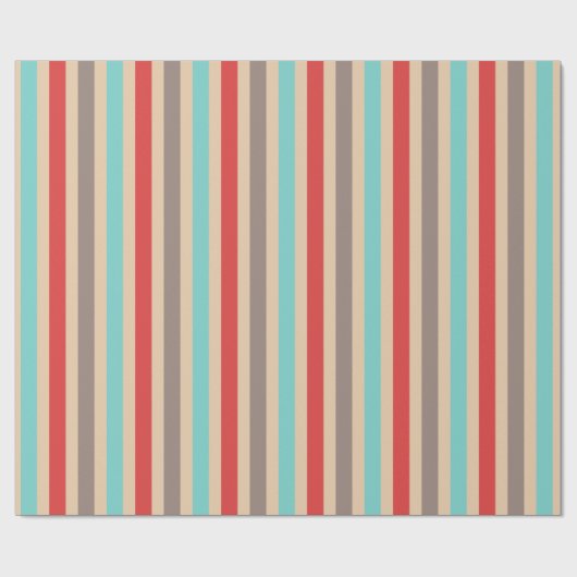 Warm Stripes Cadeaupapier (Vlak)