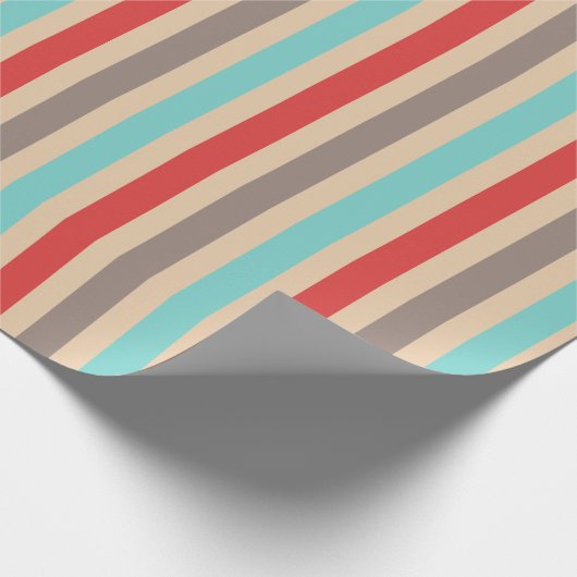 Warm Stripes Cadeaupapier (Hoek)