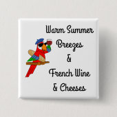 Warm Summer Breezes Parrot Button (Voorkant)