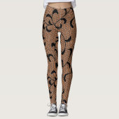 Warm Sun Kiss Glow C77A4B & Spider Web Lace Leggings (Voorkant)