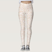 Warm Sunny Summer Speckled Stippen Leggings (Voorkant)