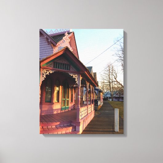 Warm Sunset on Gingerbrood - Martha's wijntuin Canvas Afdruk (Voorkant)