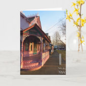 Warm Sunset on Gingerbrood - Martha's wijntuin Kaart (Gele Bloem)