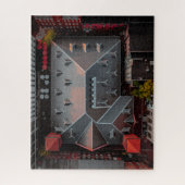 Warm Sunset on Market Roof Top in augustus Legpuzzel (Verticaal)