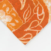 Warm Sunset Swirl Fleece Deken (Hoek)