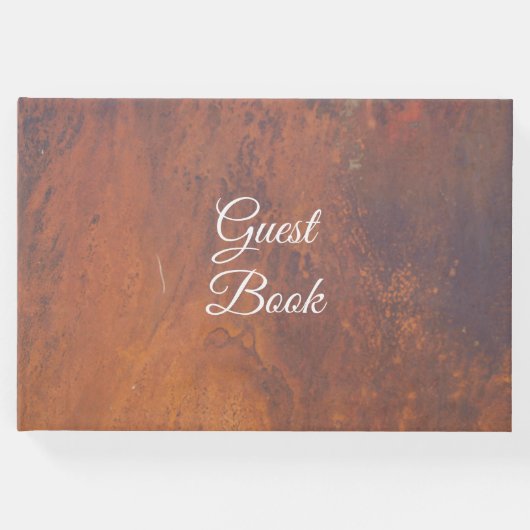 Warm textuur gastenboek (Voorkant)