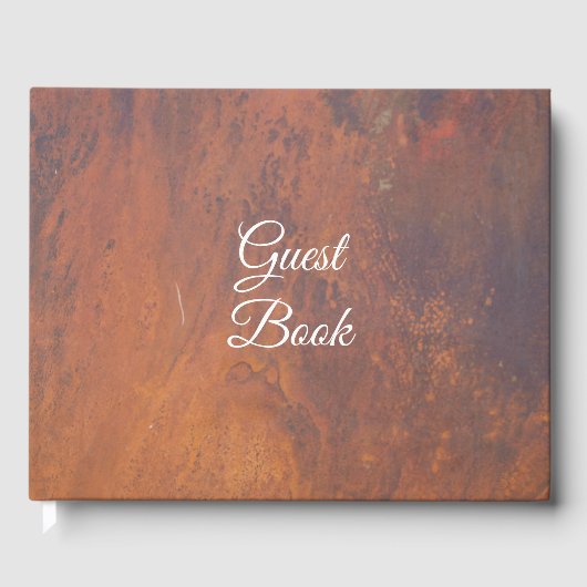 Warm textuur gastenboek (Voorkant)