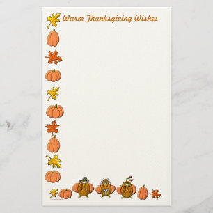 Warm Thanksgiving Wish Briefpapier