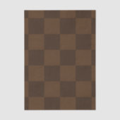 Warm Timeless Rich Brown and Dark Brown Earthy Tissuepapier (Voorkant)