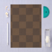 Warm Timeless Rich Brown and Dark Brown Earthy Tissuepapier (Craft)