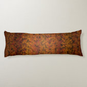 Warm tinten mozaïek stijl ontwerp lichaamskussen (Achterkant)