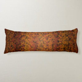 Warm tinten mozaïek stijl ontwerp lichaamskussen