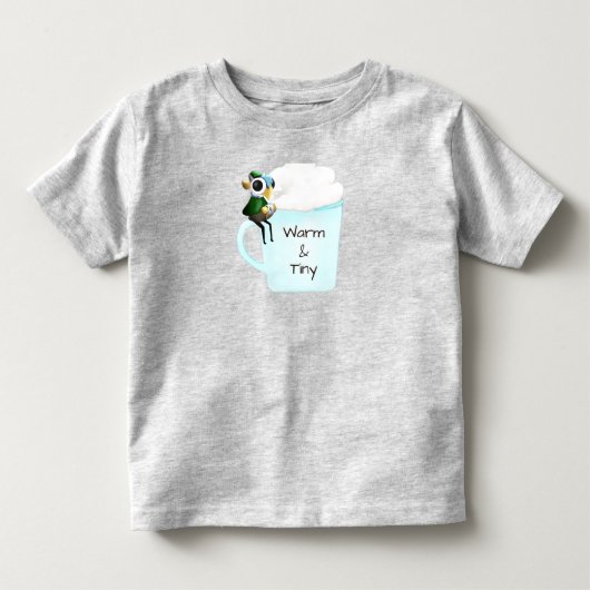 Warm & Tiny Eclipse Het Tiny Dragon Cocoa T-shirt (Voorkant)