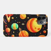 Warm-Toned Cosmic Cartoon Art Case-Mate iPhone Case (Achterkant (horizontaal))