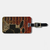 Warm Tones Drums ID280 Bagagelabel (Voorkant horizontaal)