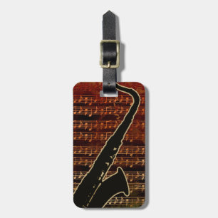 Warm Tones Saxofoon ID280 Bagagelabel