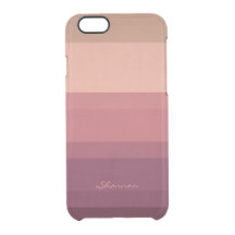 Warm Tones Subtle & Chic Striped iPhone 6 hoesje