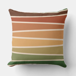 Warm toonstrepen kussen