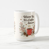 Warm up it's coffee season  koffiemok (Voorkant rechts)