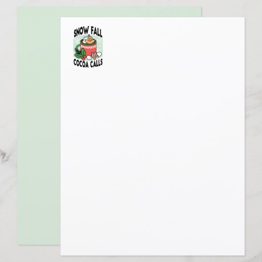 Warm Up Met Sneeuw Herfst Cacao Oproepen - Winter (Voorkant / Achterkant)