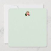 Warm Up Met Sneeuw Herfst Cacao Oproepen - Winter Kaart (Achterkant)