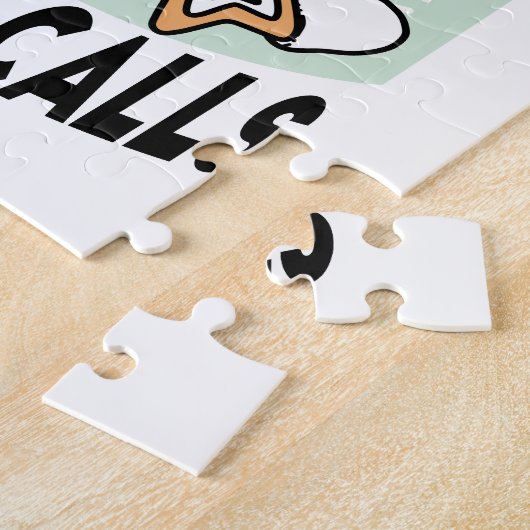 Warm Up Met Sneeuw Herfst Cacao Oproepen - Winter Legpuzzel (Zijkant)