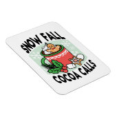 Warm Up Met Sneeuw Herfst Cacao Oproepen - Winter  Magneet (Rechterzijde)