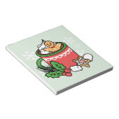 Warm Up Met Sneeuw Herfst Cacao Oproepen - Winter  Notitieblok (Schuin)