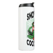 Warm Up Met Sneeuw Herfst Cacao Oproepen - Winter Thermosbeker (Gedraaid links)