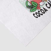 Warm Up Met Sneeuw Herfst Cacao Oproepen - Winter  Tissuepapier (Detail)