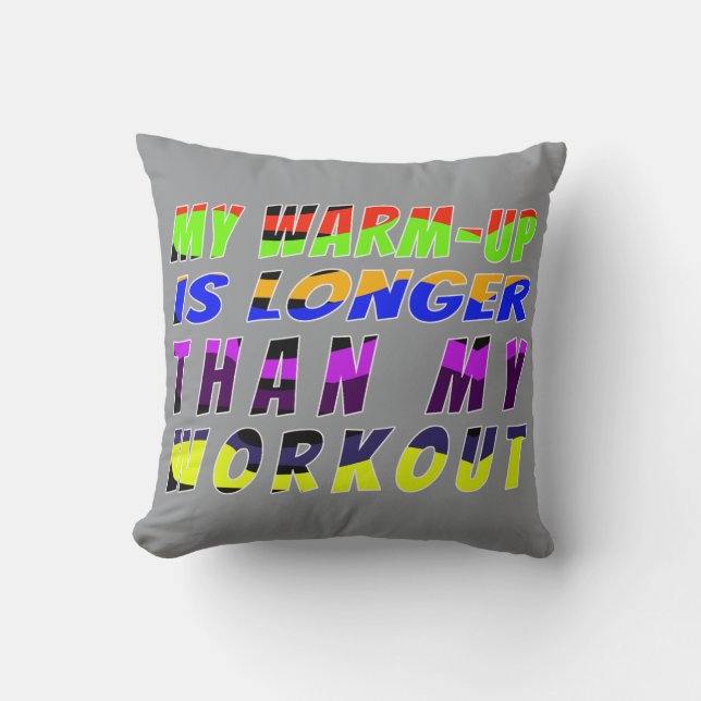 Warm-Up Wins Kussen (Voorkant)