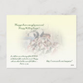 Warm Vakantie Groet met vers Feestdagenkaart (Achterkant)