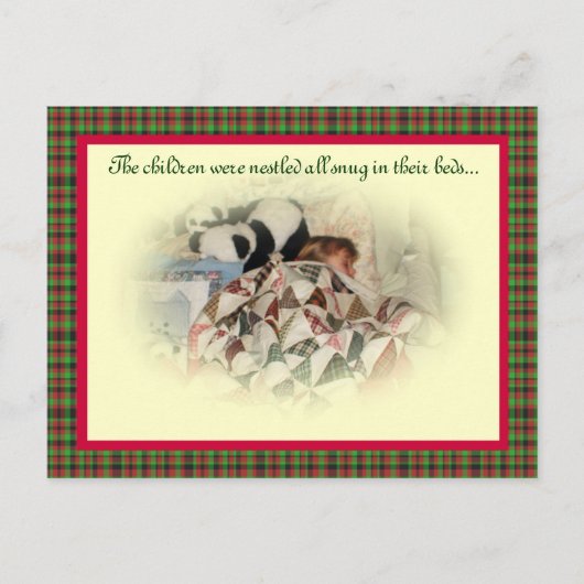 Warm Vakantie Groet met vers Feestdagenkaart (Voorkant)