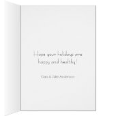 Warm vakantie wensen Wenskaart (Binnen (Rechts))