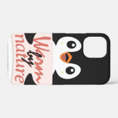 Warm van nature: Schattige Pinguïn met Speelse Tek Case-Mate iPhone Case (Achterkant (horizontaal))