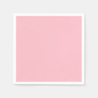 Warm vast Roze Servet