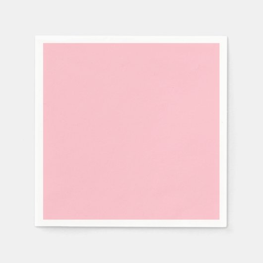 Warm vast Roze Servet (Voorkant)