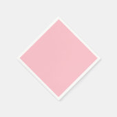 Warm vast Roze Servet (Hoek)