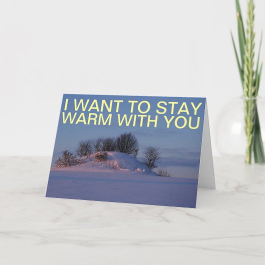 warm verblijf kaart (Voorkant)