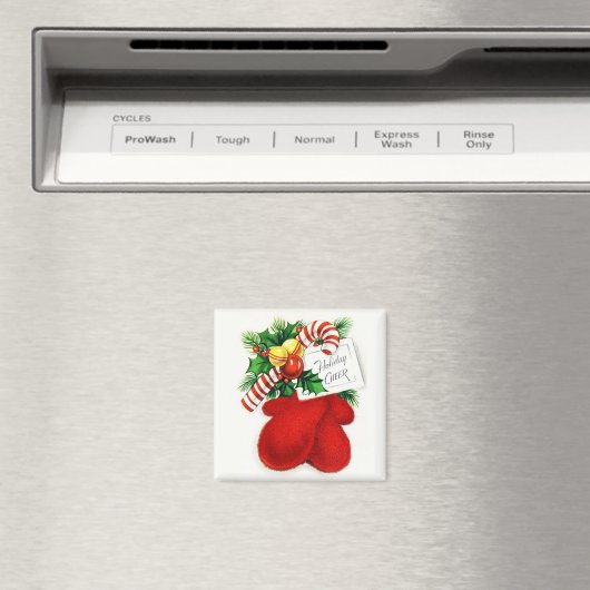 Warm wanten & vakantie Cheer  Magnet (Insitu (Vaatwasser))