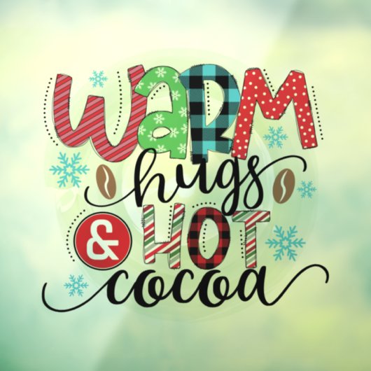 Warm/warme coa raamsticker (Vel 3)