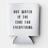 Warm water is de remedie voor alles blikjeskoeler (Voorkant)