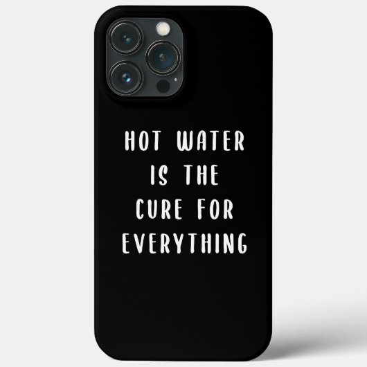 Warm water is de remedie voor alles Case-Mate iPhone case (Achterkant)