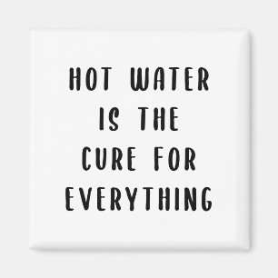 Warm water is de remedie voor alles magneet