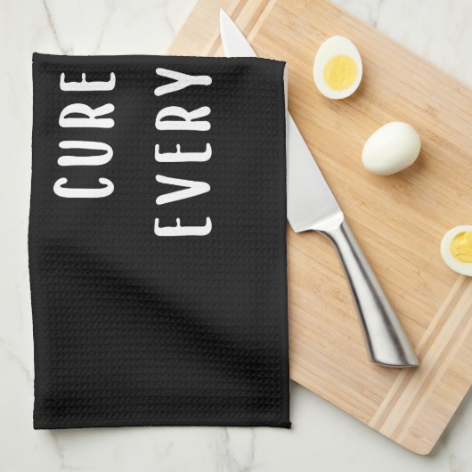 Warm water is de remedie voor alles theedoek (Quarter Fold)