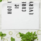 Warm water is de remedie voor alles theedoek (Gevouwen)