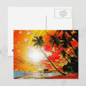 Warm Water Paradise Post Card Briefkaart (Voorkant / Achterkant)