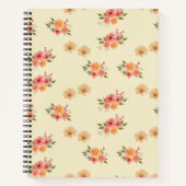 Warm Watercolor Bloem Grafiekpapier Notitieboek (Voorkant)